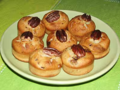 Muffins chocolat noix de pécan par milout