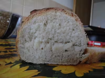 Pain moulé fendu (dans un moule à cake)