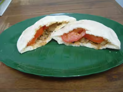Chawarma et pain pita