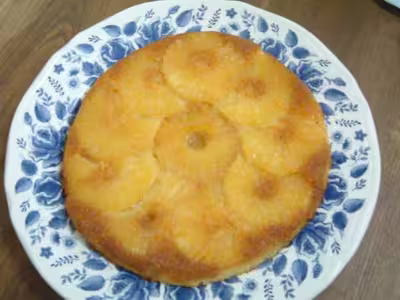 Gâteau renversé à l'ananas par koukou