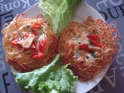 Nids de spaghettis