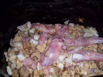 Lapin aux champignons au Mijot'Cook de Seb