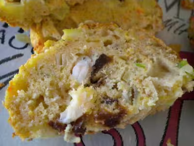 Cake courgettes, crevettes par Tyxia