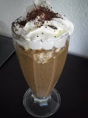 Café glacé à l'oeuf