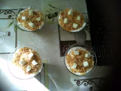 Verrines aux pommes