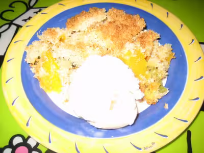Crumble à la mangue