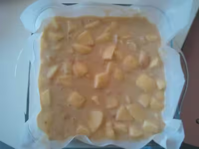 Gâteau moelleux pommes poires poudre amandes