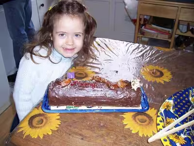 Bûche choco-nougatine