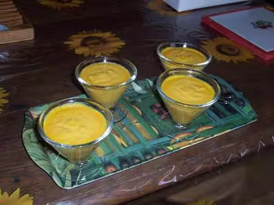 Velouté de carottes au curcuma