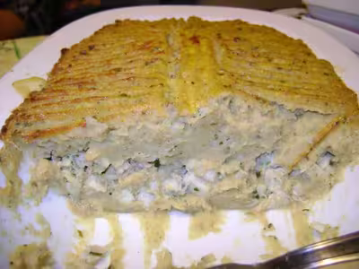 Parmentier de colin au cèleri