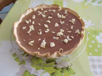 Tarte aux marrons au lait et à la fleur de maïs