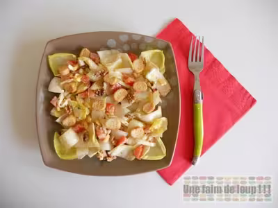 Salade d'endives gourmande