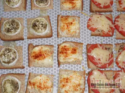 Tartines apéro rapides'