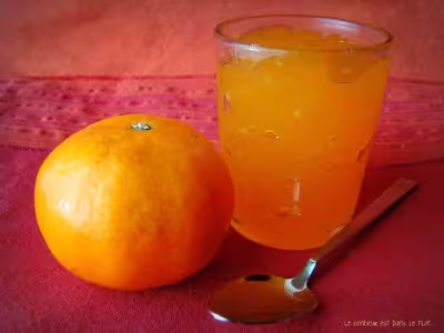 Gelée de mandarines à la vanille sucrée