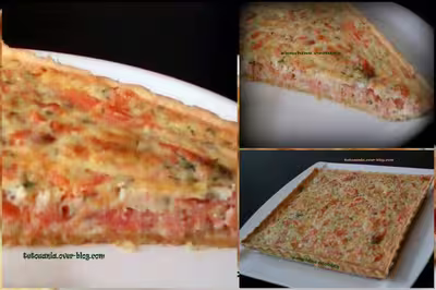 Quiche au saumon fumé