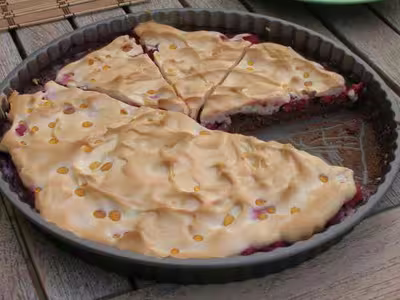 Recette WW : Meringue chocolat / fraises