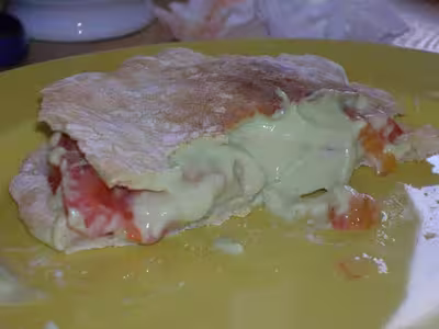 Recette WW : Pita aux rondelles de tomates