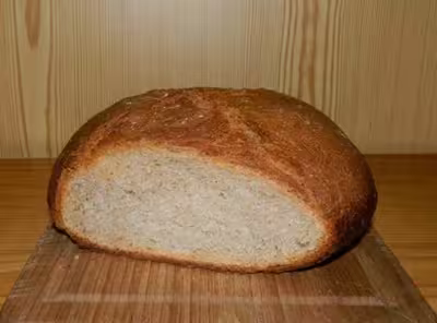 Pain de campagne bio à la levure, aux céréales et au sucre