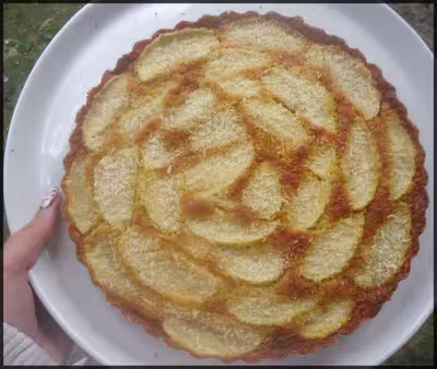 Gâteau aux pommes et miel