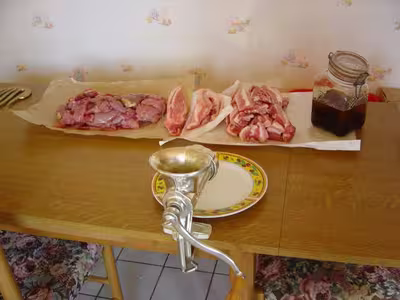 Pâté de faisan aux champignons et échalotes