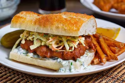 Sandwiche aiglefin croustillant