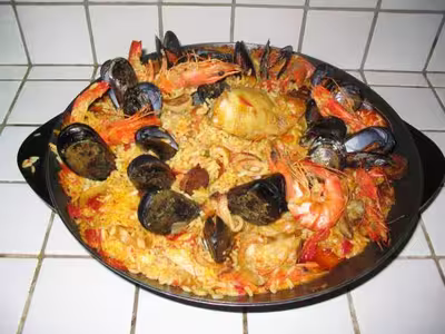 Paëlla au wok électrique