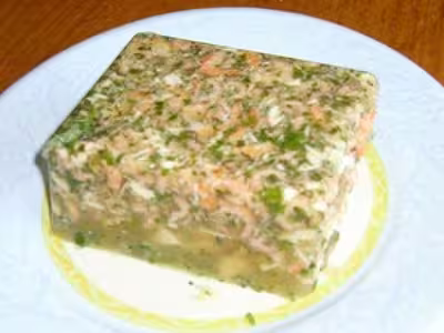 WW : Aspic de lotte, crevettes et langoustines au citron