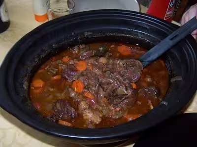 Boeuf bourguignon au crockpot