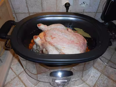 Poule au blanc
