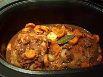 Rôti de porc au miel à la fleur de thym (mijoteuse)