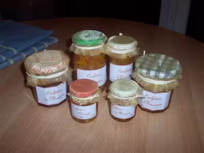 Confiture d'Oranges et Confiture de Mangues
