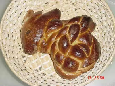 petit lapin de pâque en brioche !