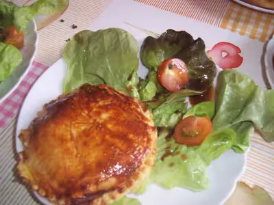 Petit tatin aux endives et au chèvre