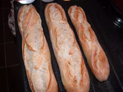 Thermomix: Baguettes croustillantes sur poolish