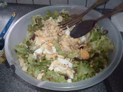 Salade aux lardons