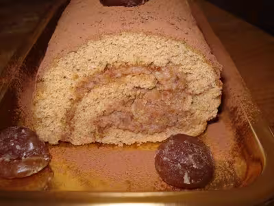Bûche aux châtaignes par Ségolinette