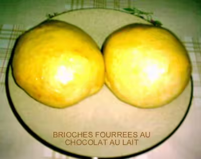 Brioches fourrée au chocolat