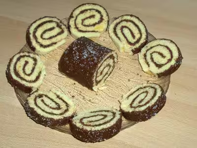 Gâteau roulé nutella-coco