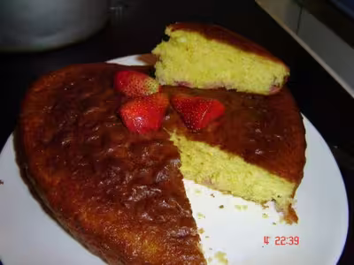 Gâreau au yaourt aux fraises