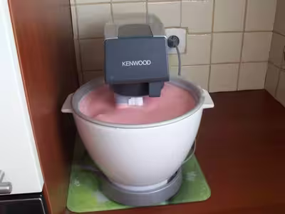 Glace aux fraises avec Kenwood