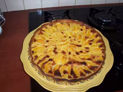 Tarte aux pêches