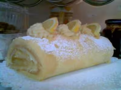 Roulé au citron