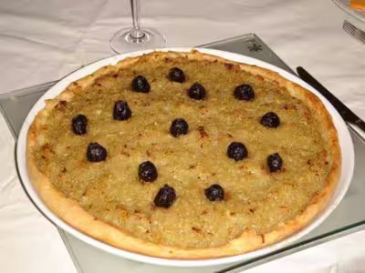 Pissaladière sans anchois par Bourrique